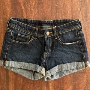 Jean Cuff Shorts